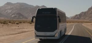 Read more about the article Hyundai Trials Hydrogen Bus in NEOM’s Mountainous Terrain to Drive Zero‑Emission Mobility